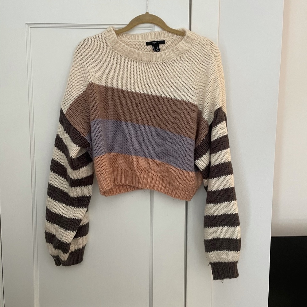 Chunky Sleeve Statement Sweater